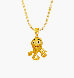 The Happy Octopus Pendant